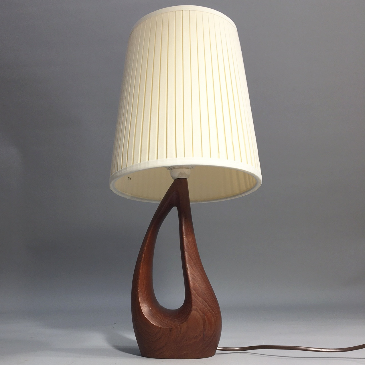 1950's table lamp in teak - Sold - Wigerdals Värld