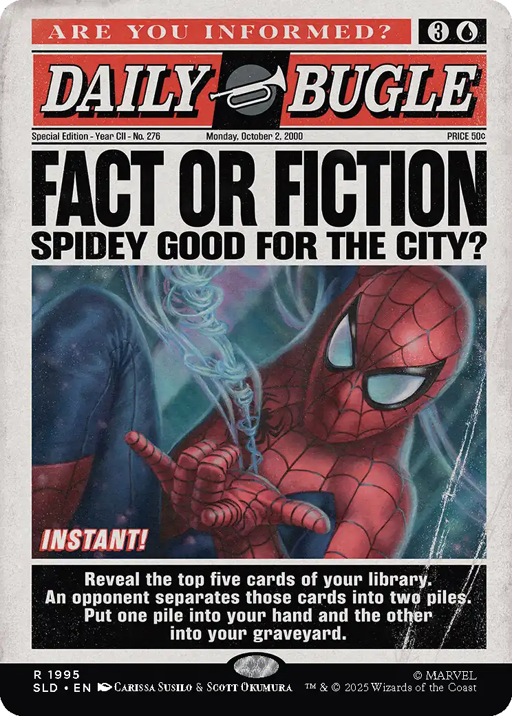 MTGスパイダーマンのSecret Lair】Marvel's Spider-Man Superdropが