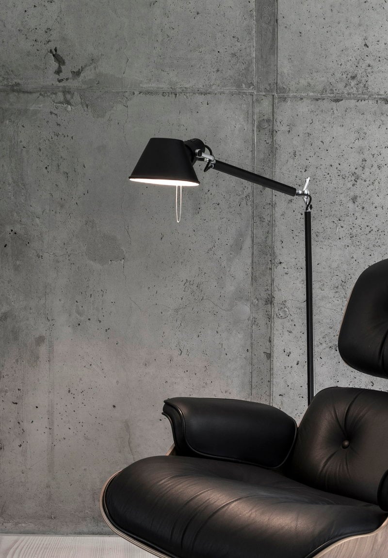 Artemide Tolomeo Lettura floor lamp, black | Finnish Design Shop