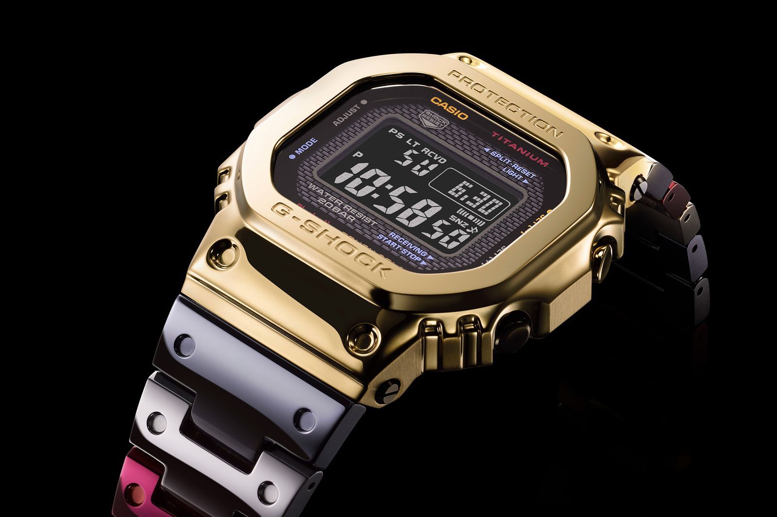 G-SHOCK「5000」シリーズに新素材のチタン合金を採用したマルチカラー
