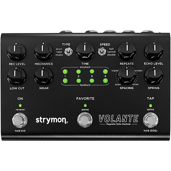 Strymon Volante Magnetic Echo Machine Delay Effects Pedal Midnight