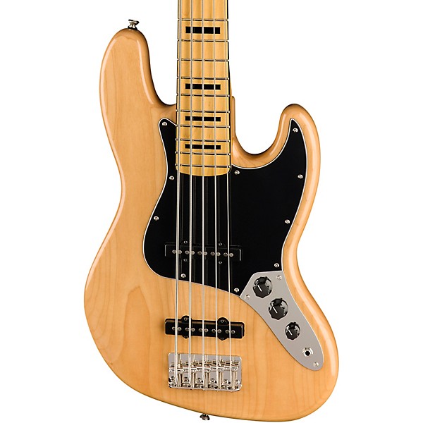 Squier Classic Vibe '70s Jazz Bass V 5-String Bass Guitar Natural