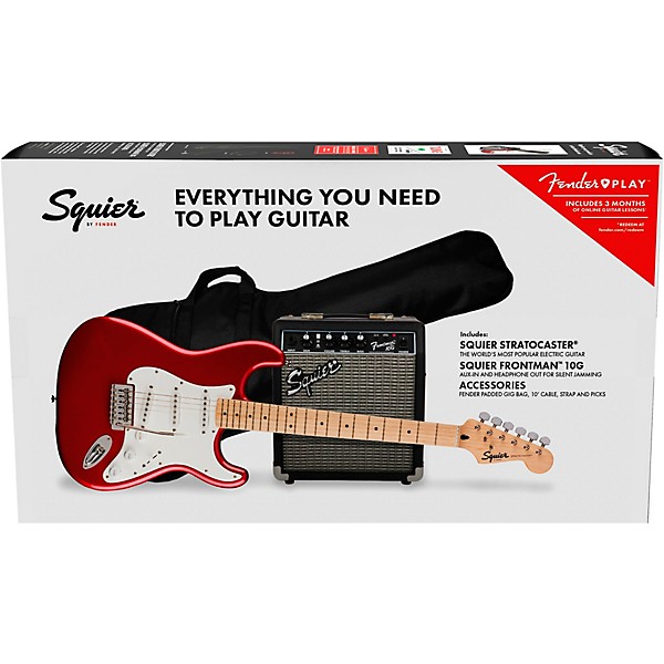 Squier Stratocaster Limited-Edition Electric Guitar Pack With