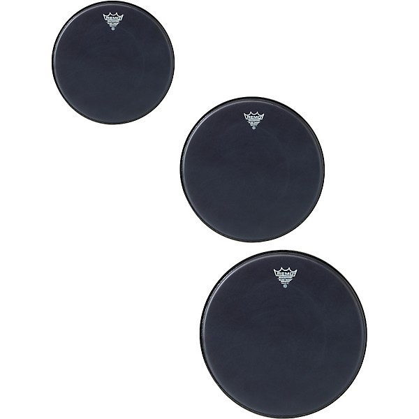 Remo Black Suede Emperor Rock Tom Drumhead Pack | Guitar Center