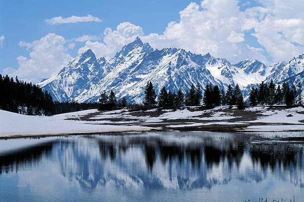 3,200+ Grand Teton National Park Winter Stock Photos, Pictures