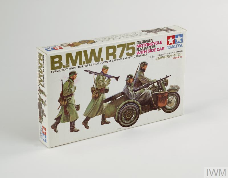 Boxed Tamiya German Motorcycle BMW R75 with Side Car | Imperial