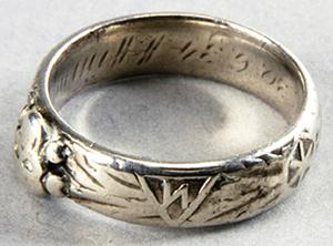 ring, SS 'Death's Head' (Totenkopfring der SS) | Imperial War Museums