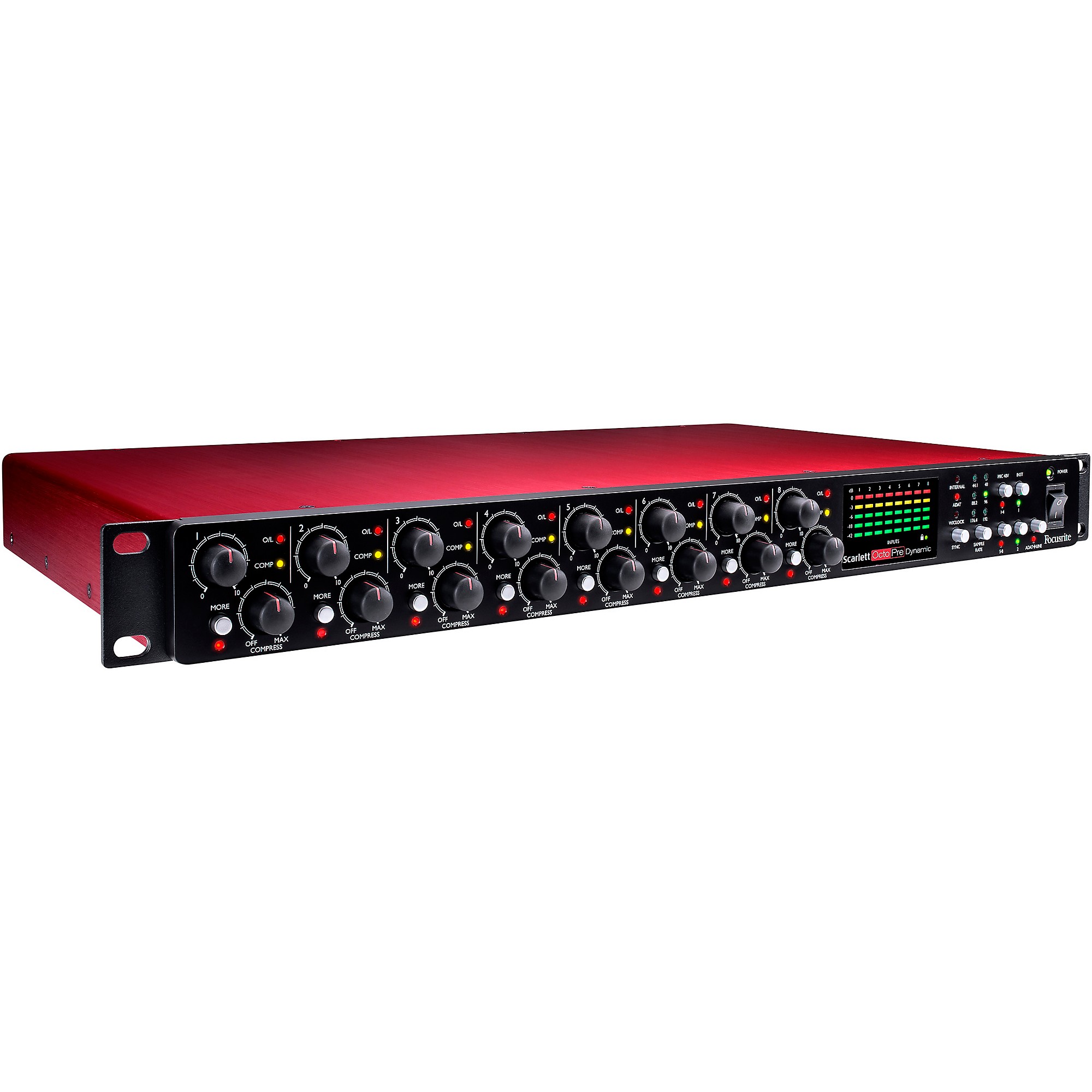 Focusrite Scarlett OctoPre Dynamic 8-Channel Microphone Preamp