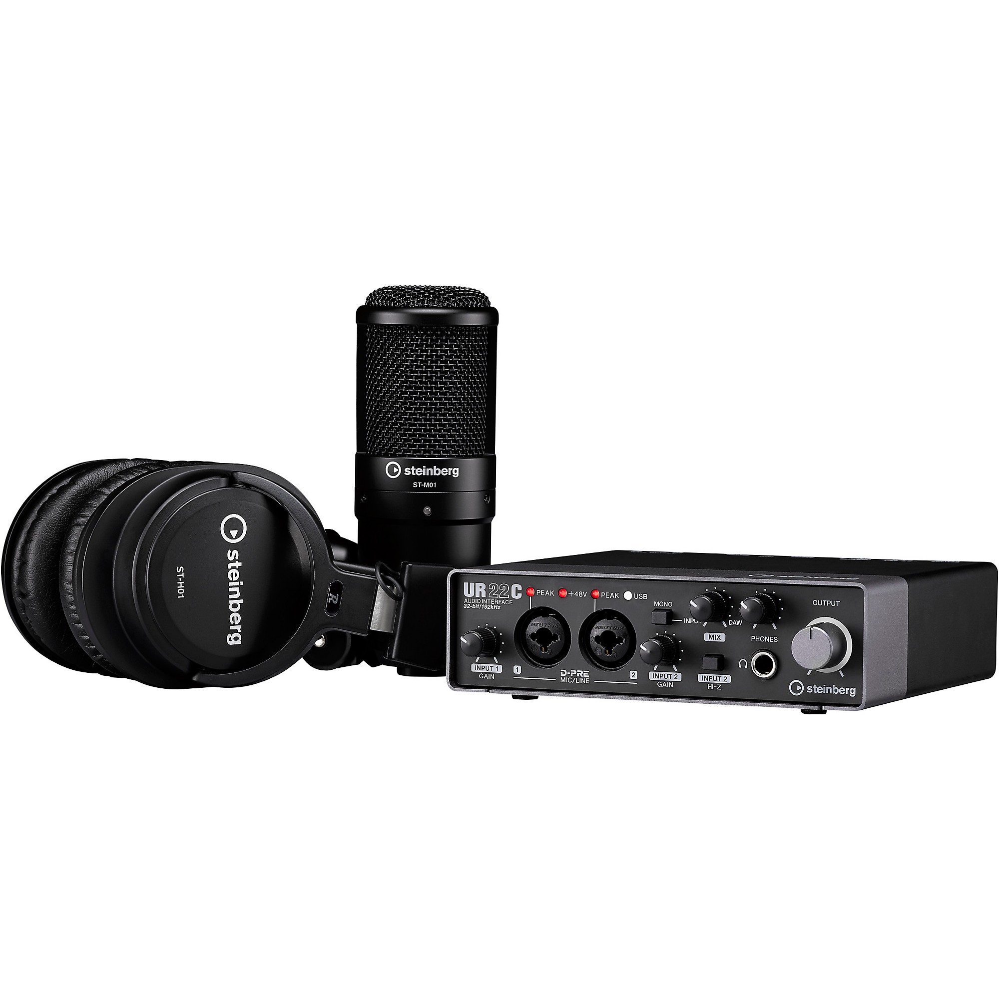 Steinberg UR22C Recording Pack With 2-In/2-Out USB 3.0 Type-C