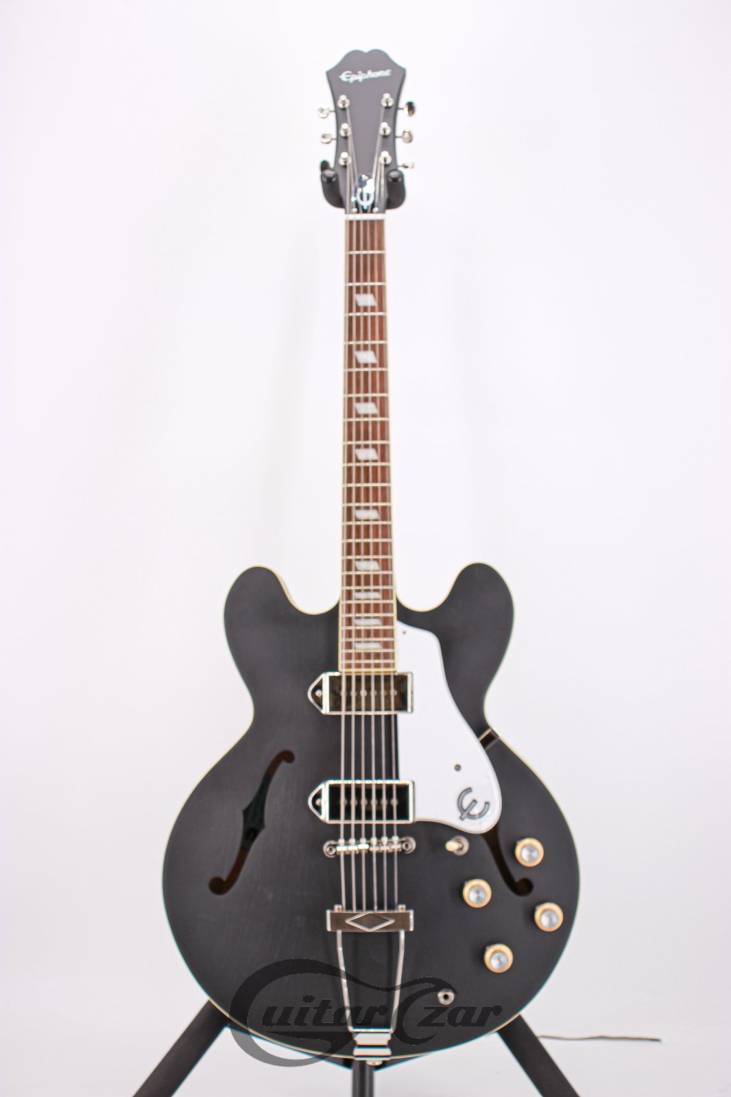 Epiphone Casino Worn Ebony Hollow Body Electric Guitar