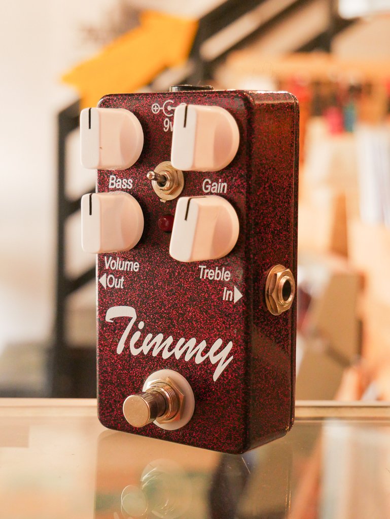 Paul Cochrane Timmy v2 Red Sparkle overdrive pedal