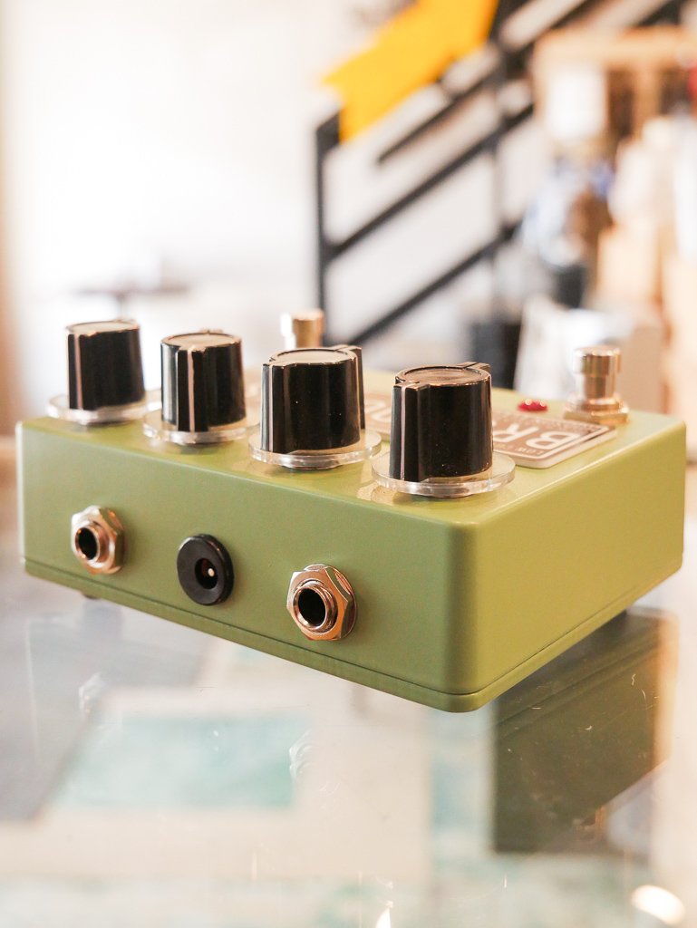 Hudson Broadcast dual foot switch germanium overdrive pedal w/box