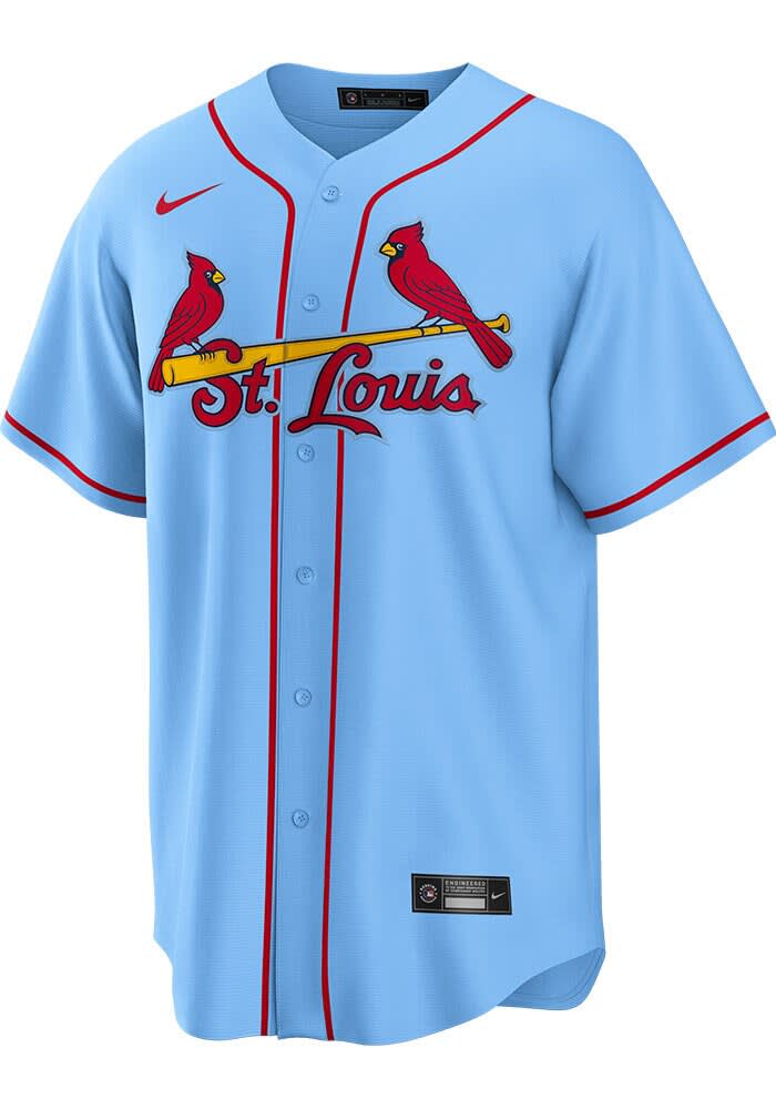 Lars Nootbaar St Louis Cardinals Mens Replica LIGHT BLUE Road