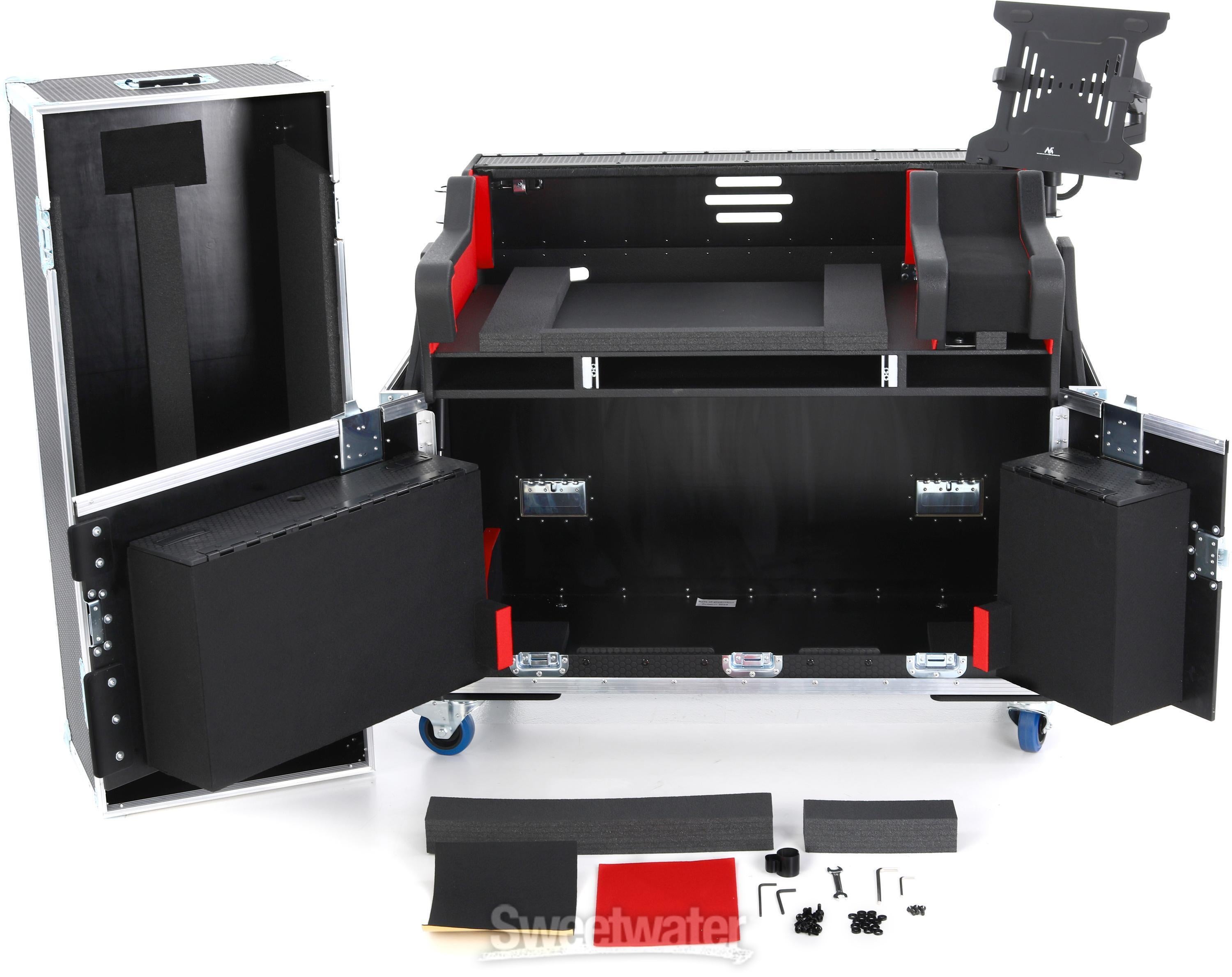 ProX ZCase Flip-Ready Hydraulic Console Case for Yamaha DM7/DM7-EX