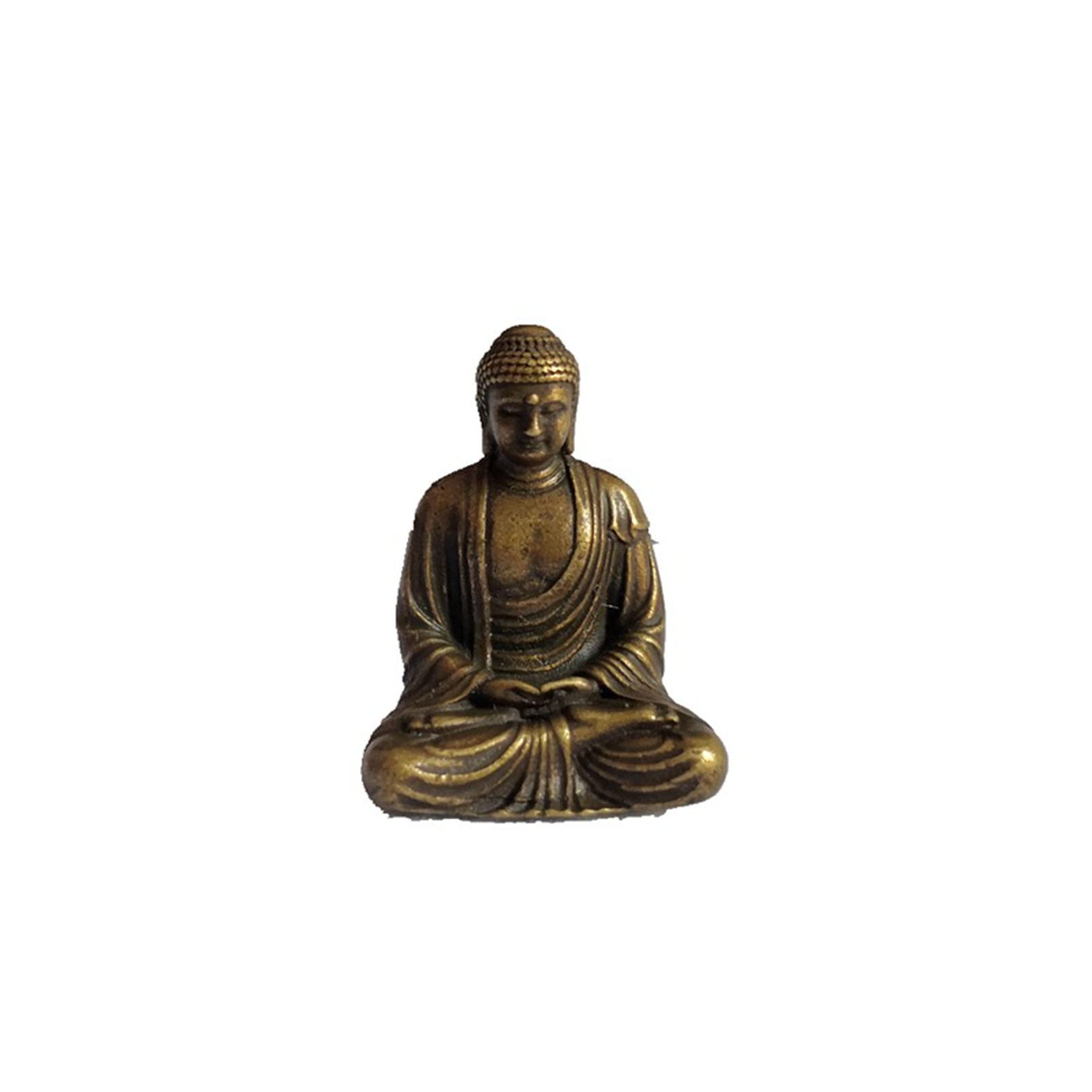 Amazon｜ミニ仏像 釈迦 如来 像 座釈迦如来像 銅製仏像 仏教美術品