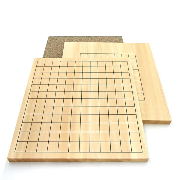 Amazon | 木製囲碁盤 本榧に次ぐ ヒバ材9・13路盤（裏表）入門にも