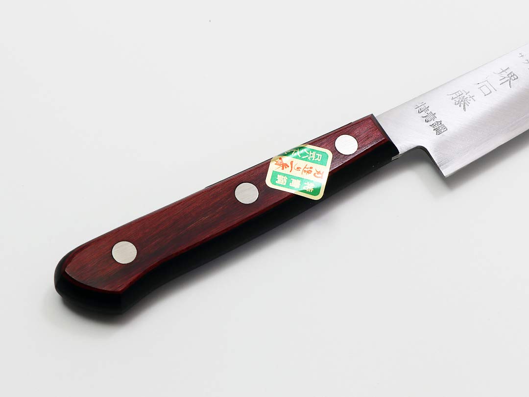 Amazon | 堺石藤 得青鋼（青紙スーパー鋼）本割込 ペティナイフ | e