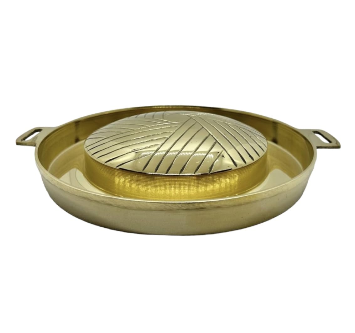 Amazon.co.jp: ムーカタ鍋 真鍮製 タイ料理 タイ焼肉 ムーカタ