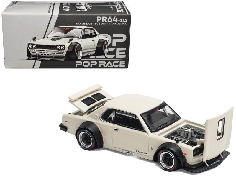 Amazon.com: POP RACE Model Car Compatible with Nissan Skyline GT-R