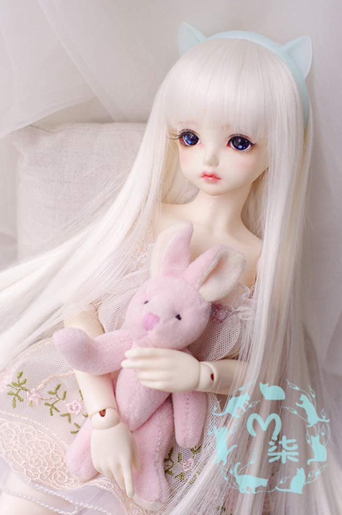 Amazon.co.jp: 1/4 1/6ドール用ウィッグ カール ロング カラーミックス