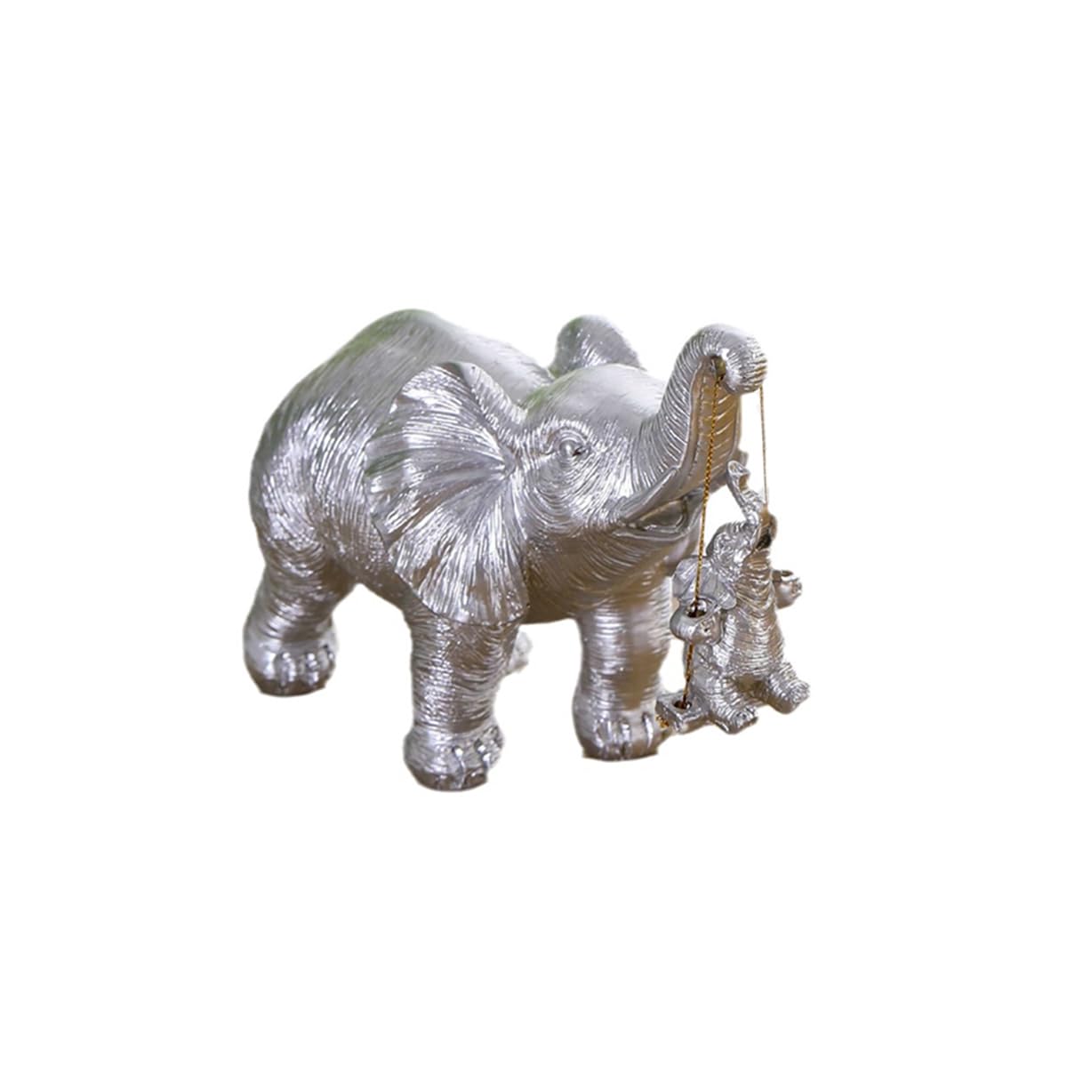 Amazon.co.jp: 象 置物 樹脂 工芸品 風水グッズ 幸運 知恵 健康 忠誠の