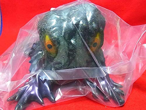 Amazon.co.jp: ヘドラ 450 四つん這い/ソフビ クリア ラメ 黒/マルサン