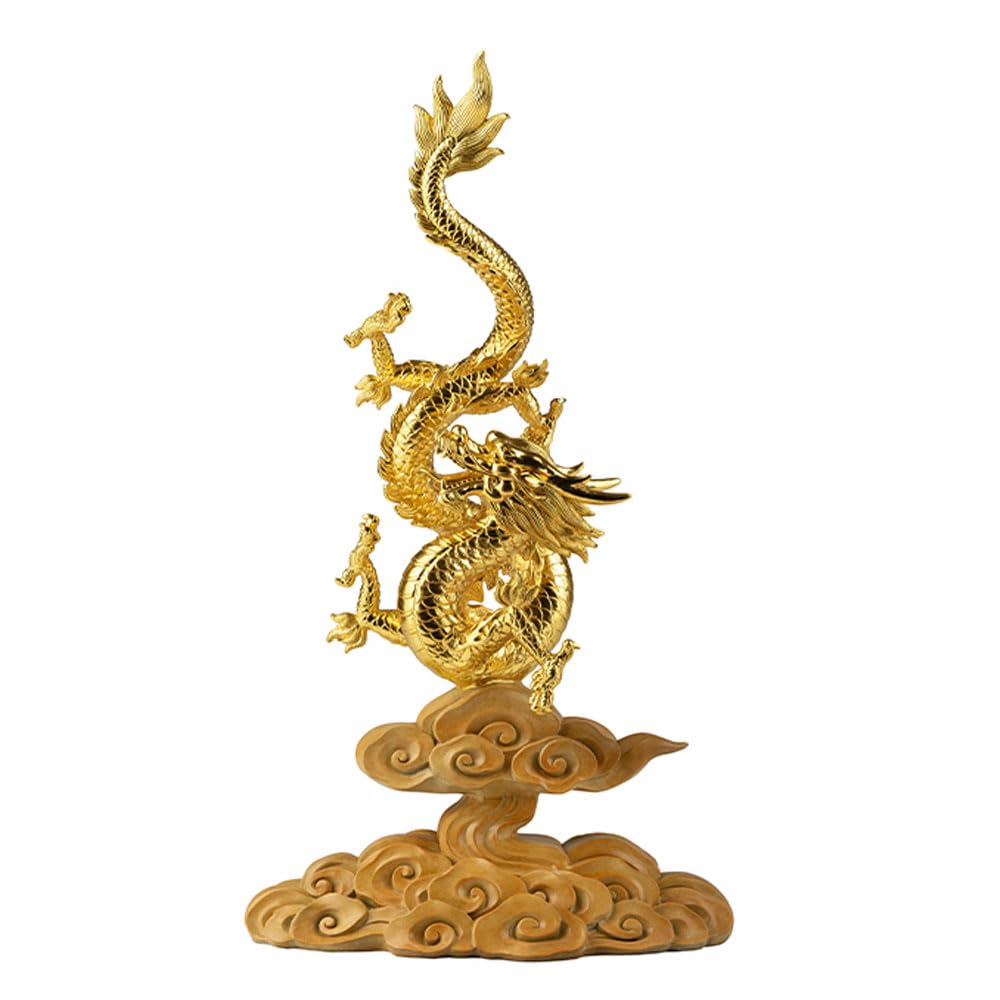 Amazon.co.jp: 昇り龍 風水龍神 50.5cm 銅製 置物 (伝統工芸品 銅器
