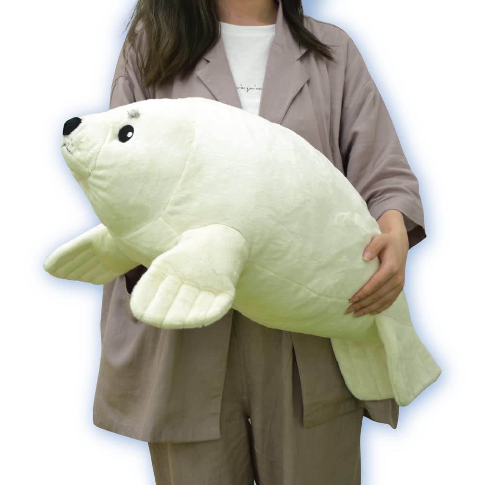 Amazon.co.jp: BIG HUG ZOO ぬいぐるみ(アザラシ) 全長約68cm : おもちゃ