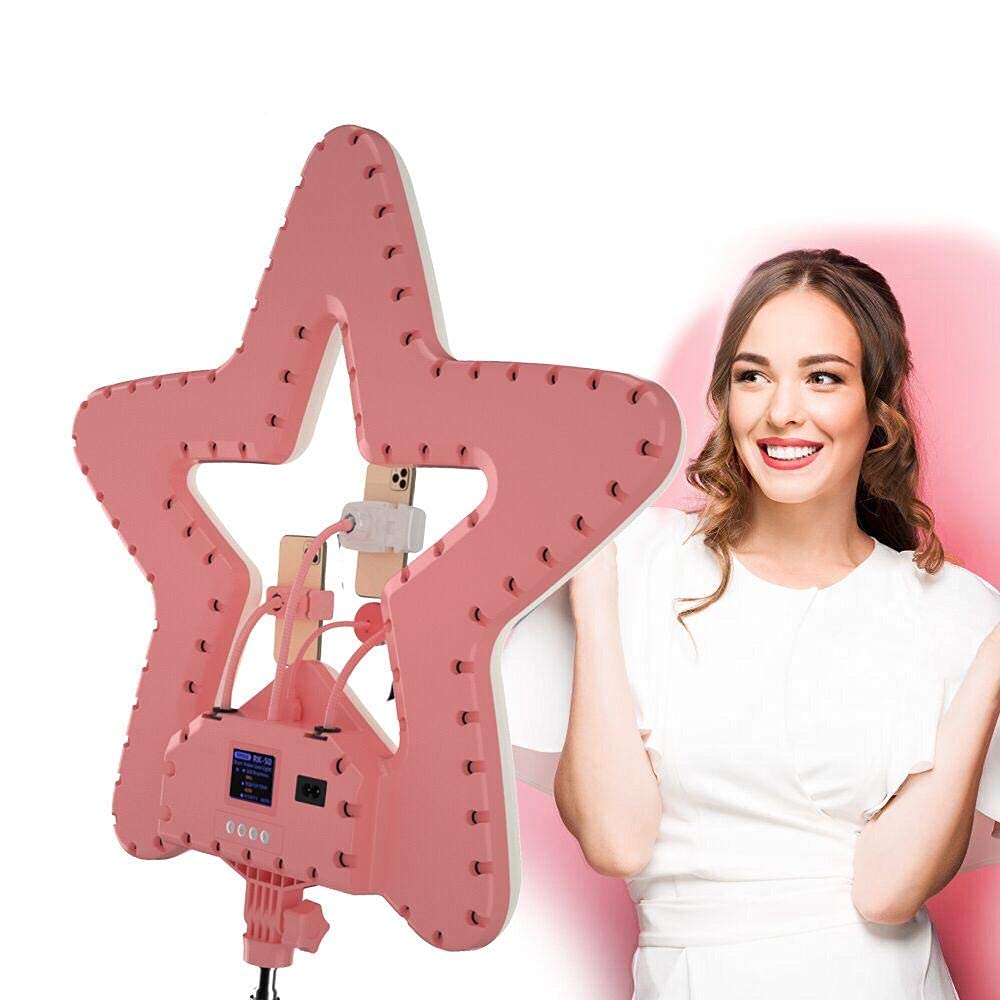 Amazon.co.jp: リングライト 星型 自撮り Tiktok レコーディングビデオ