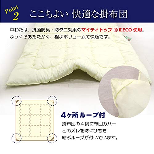 Amazon｜リビングプランニング 布団セット ダブル 2点セット [掛け布団