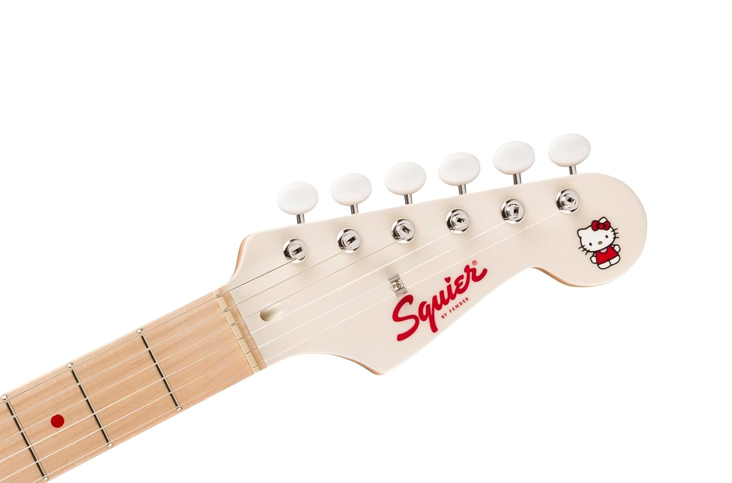 Amazon | Fender x Hello Kitty White Stratocaster | エレキギター