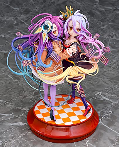Amazon.co.jp: ノーゲーム ノーライフ ゼロ 白&シュヴィ 1/7スケール