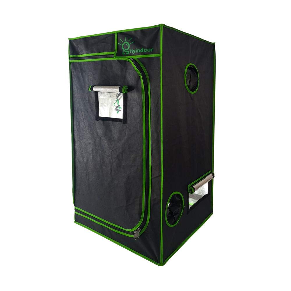 Amazon.co.jp: Hyindoor 100*100*200cm 室内水耕栽培 植物育成 グロウ