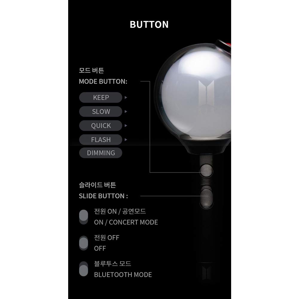Amazon.co.jp: BTS 公式 ペンライト Ver.4 Official Light Stick MAP