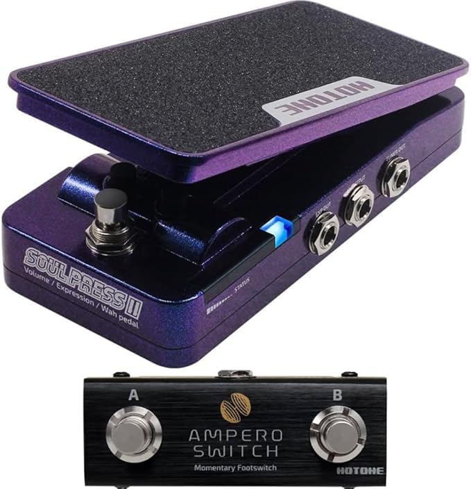 Amazon.com: Hotone Soul Press II Wah Active Volume Passive
