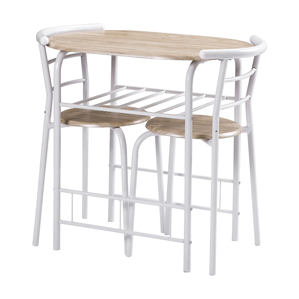 Amazon｜オーエスジェイ(OSJ) 円形 ダイニング 3点セット ダイニング