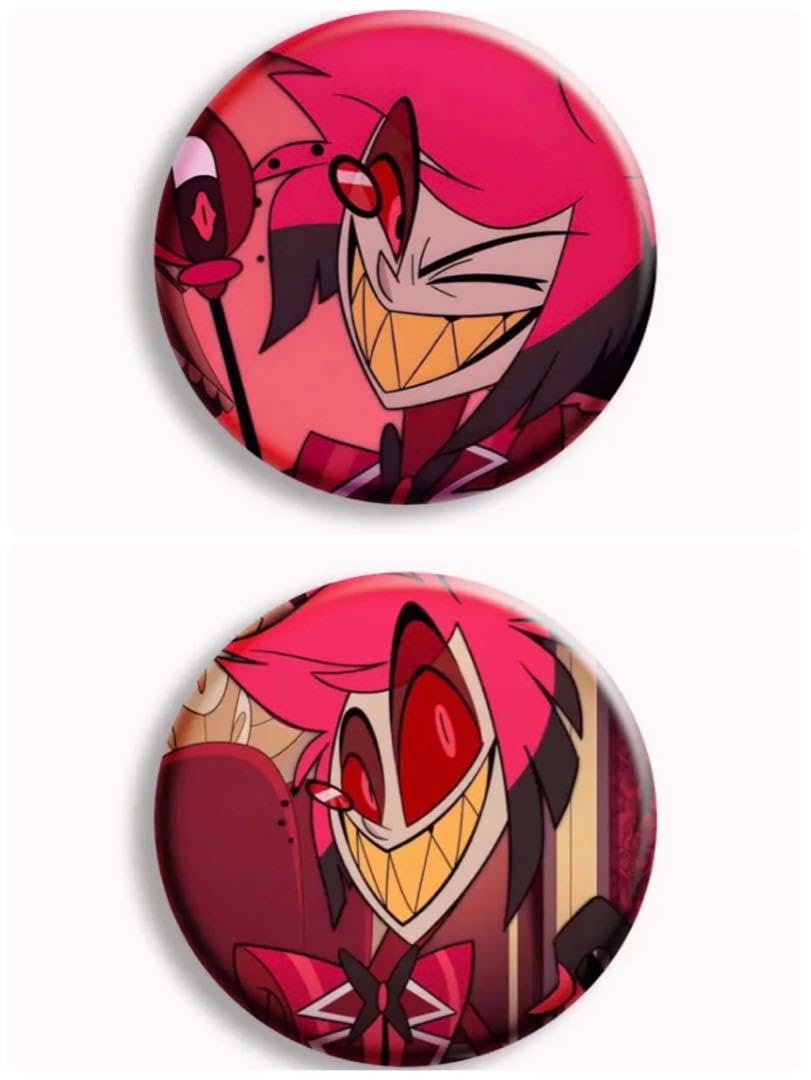 Amazon | ??ハズビンホテル 缶バッチ ピン アラスター グッズ バッジ