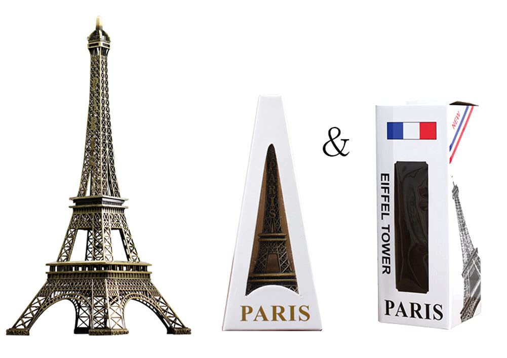 Amazon.co.jp: ミニ エッフェル塔の像、錬鉄製のミニチュア建築モデル