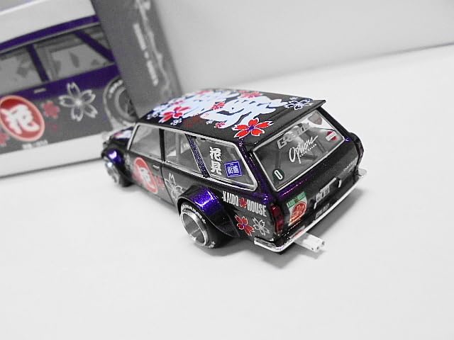 Amazon | 114□□ MINI GT 街道ハウス ダットサン 510 ワゴン ハナミ