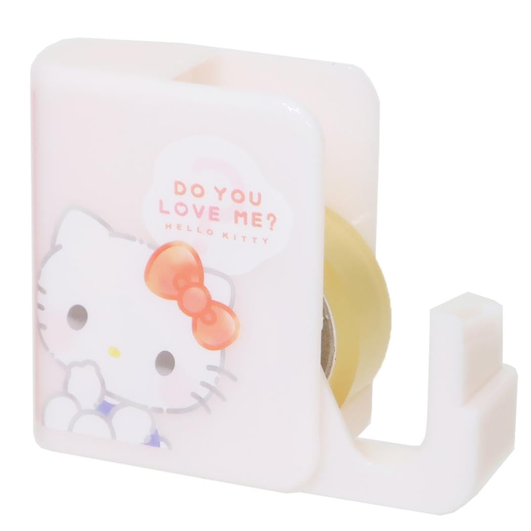 Amazon.co.jp: ハローキティ[収納型テープカッター]BOOK型セロハン