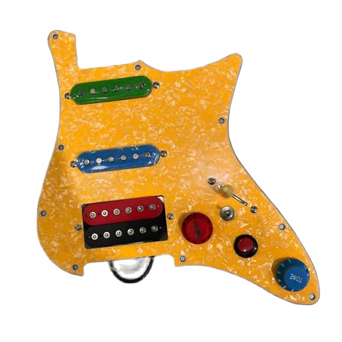 Amazon | SSH 配線済みストラトギターピックガードアルニコ V コイル