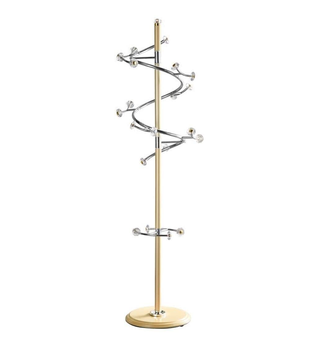 Amazon｜コートハンガー コート掛け 360°メタル回転コートラックダブル