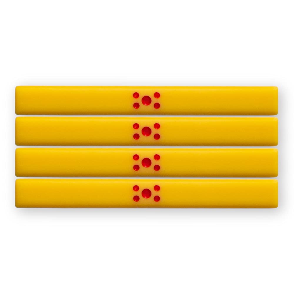 Amazon | カラー点棒バラ【5000点棒×4本セット】（黄）まとめ買い用