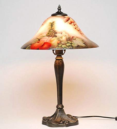 Amazon.co.jp : テーブルランプ ガレ風 アールデコ調 フルーツ柄