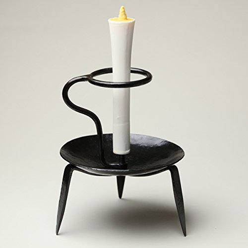 Amazon｜和ろうそく 石灯篭燭台（大） 鍛冶工房弘光 ろうそく立て