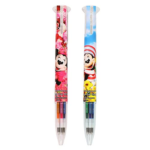 Amazon.co.jp: ディズニー ミニーマウス ボールペン 5色 2本セット