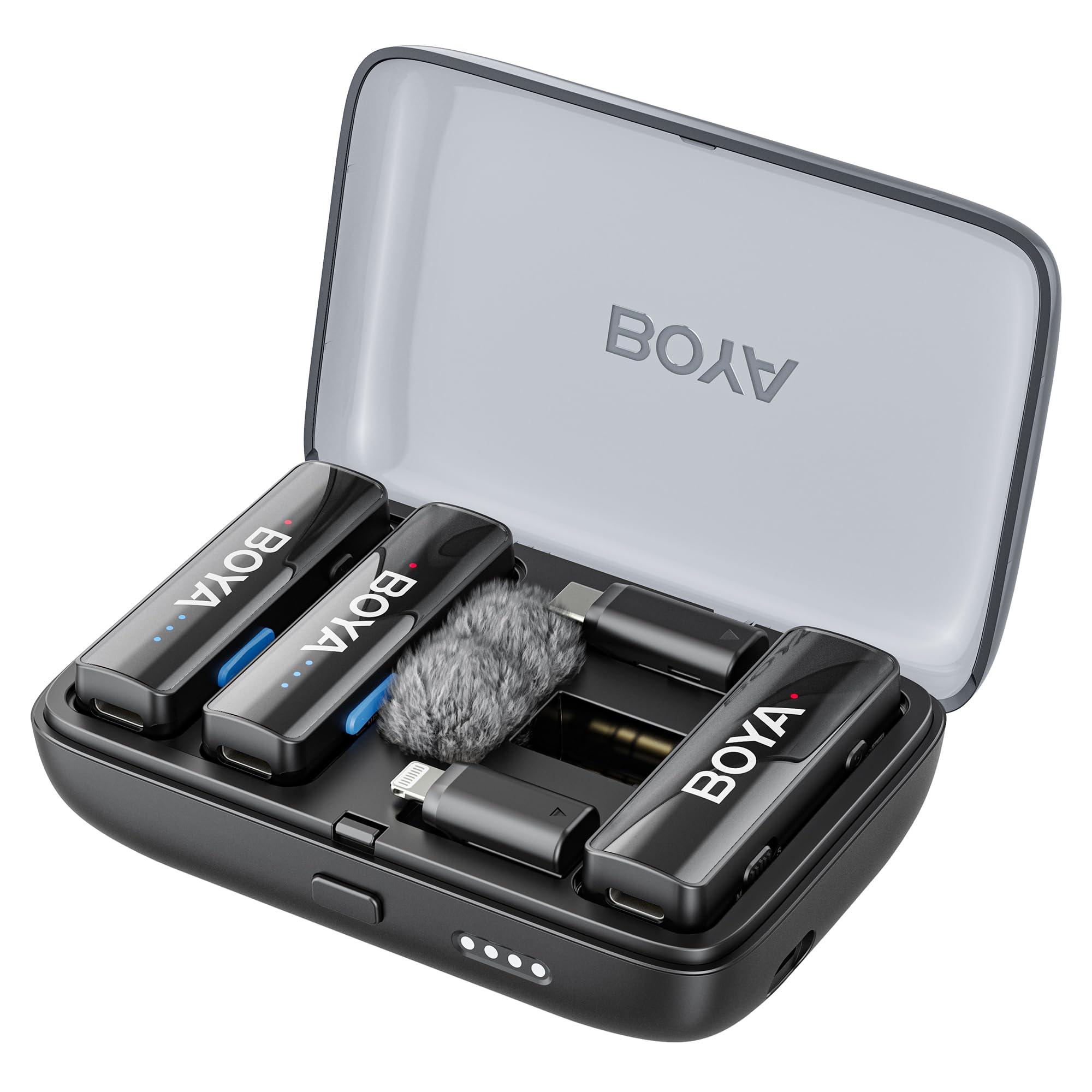 Amazon.co.jp: BOYA BOYALINK V2.0 ピンマイク 無線 ラベリアマイク
