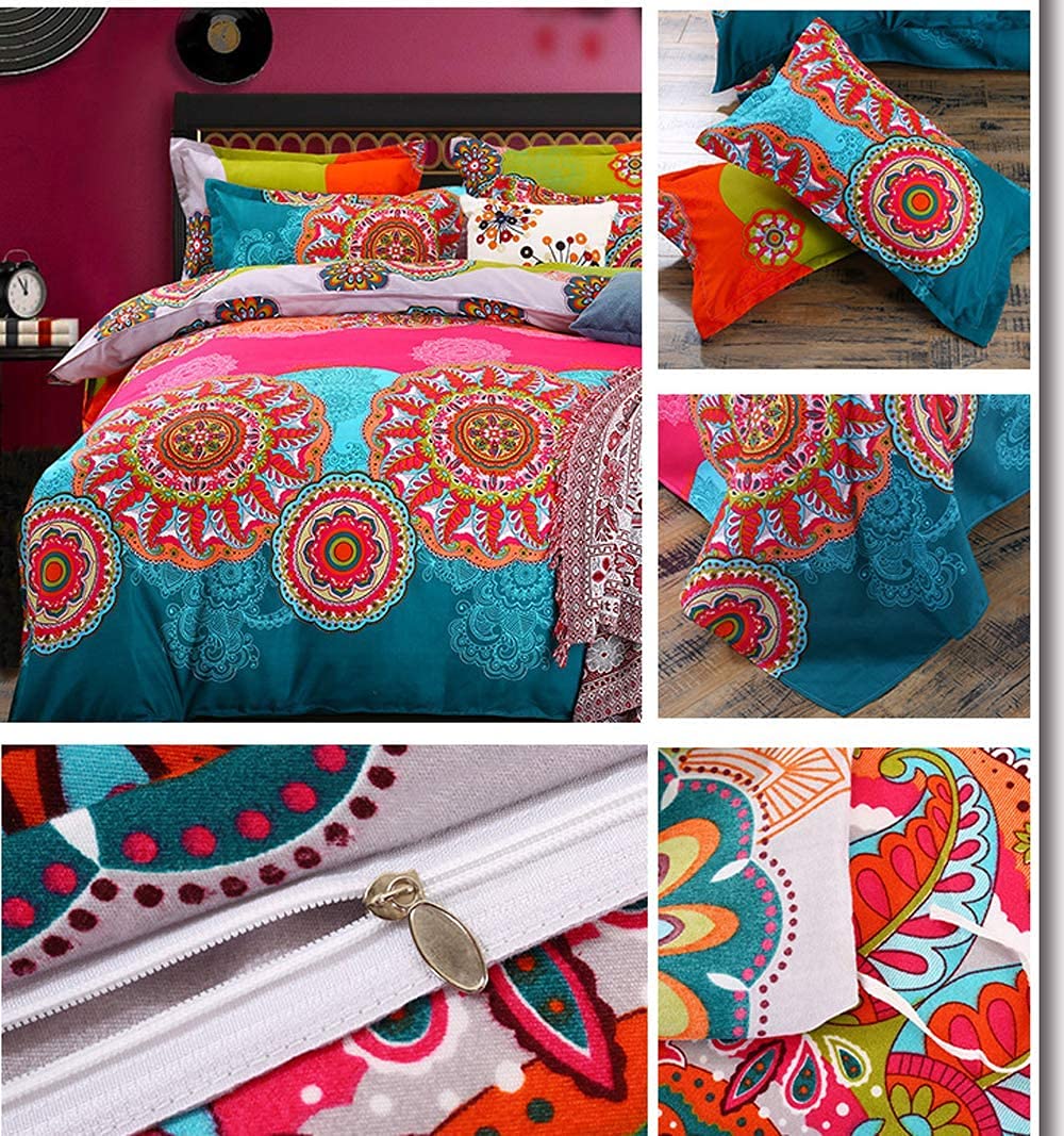 Amazon｜ボヘミアン 布団カバー スタイル 掛け布団カバー ボックス