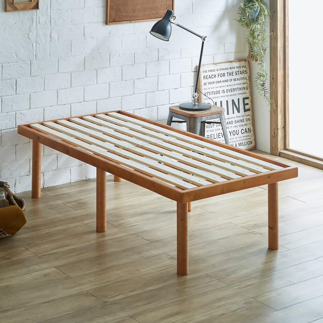 Amazon｜ネルコンシェルジュ バノン ハイタイプ すのこベッド セミ