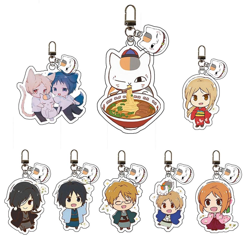 Amazon.co.jp: 夏目友人帳 漆 キーホルダー 夏目貴志 ニャンコ先生 的